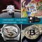 JARLINK 30X 60X Illuminated Jewelers Loupe Magnifier, Foldable Jewelry Magnifier with Bright LED Light for Gems, Jewelry, Coins, Stamps, etc